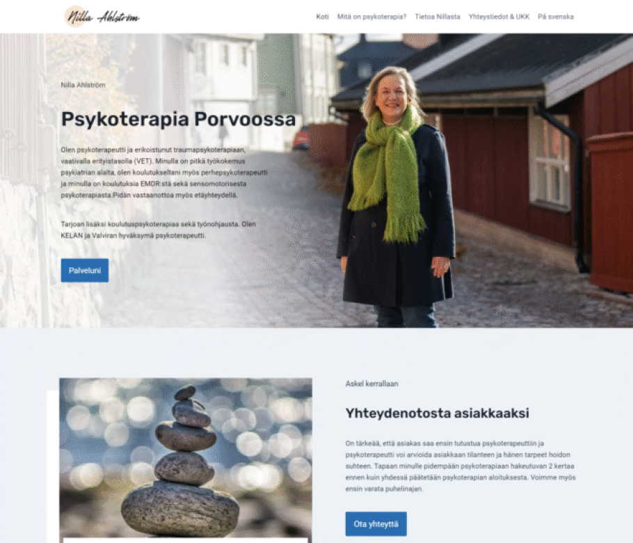 Psykoterapeut Nilla Ahlström