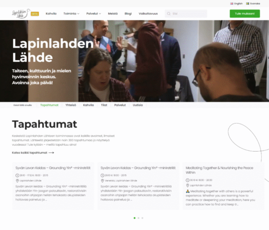 Lappvikens Källa – Centrum för kultur och välbefinnande